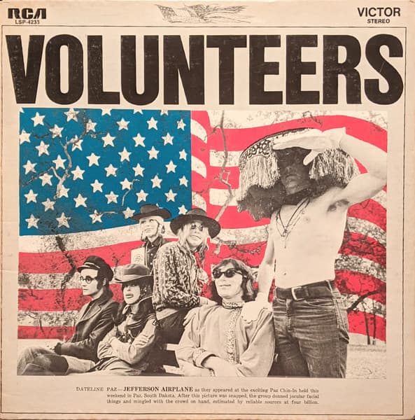 Jefferson Airplane – Volunteers vinyl cover art