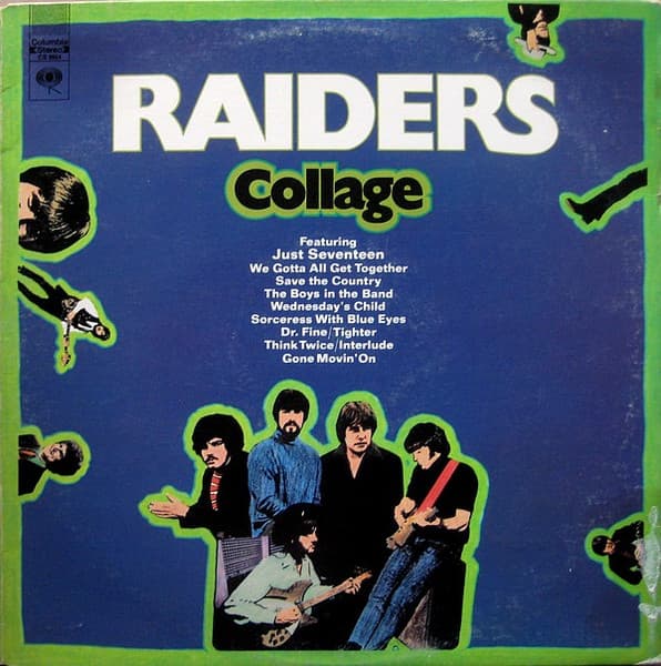 Raiders (2) – Collage vinyl cover art
