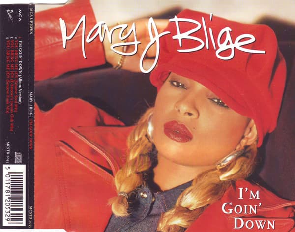 Mary J. Blige – I'M Goin' Down vinyl cover art