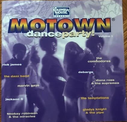 Various – Motown Dance Party! Volume 1 vinyl cover art
