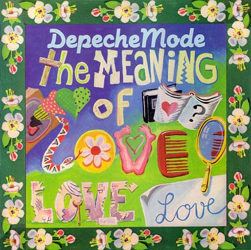 Depeche Mode – Synth-Pop - The Meaning Of Love vinyl cover art