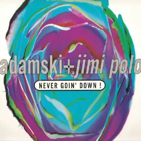 Jimi Polo Adamski – Never Goin' Down! vinyl cover art