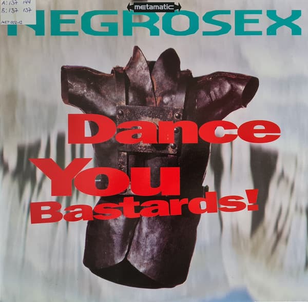 Negrosex – Techno - Dance You Bastards! vinyl cover art