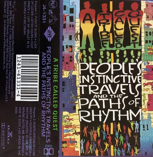 A Tribe Called Quest – People'S Instinctive Travels And The Paths Of Rhythm vinyl cover art