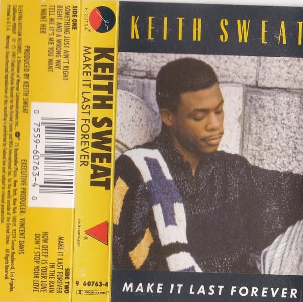 Keith Sweat – Make It Last Forever vinyl cover art
