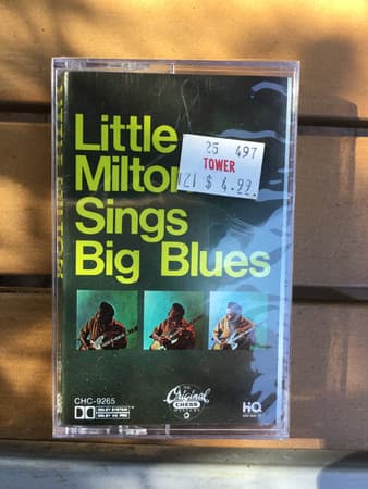 Little Milton – Sings Big Blues vinyl cover art