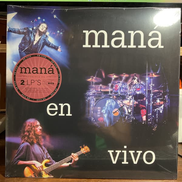 Maná – Maná En Vivo (Signed) vinyl cover art