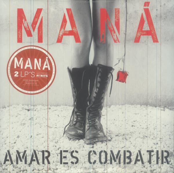 Maná – Amar Es Combatir (Signed) vinyl cover art