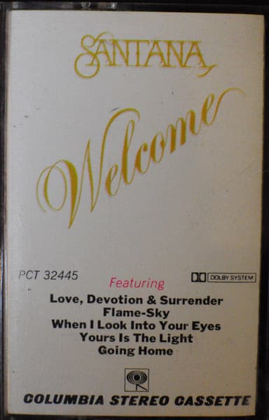 Santana – Welcome vinyl cover art