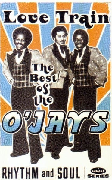 The O'Jays – Love Train: The Best Of The O'Jays vinyl cover art