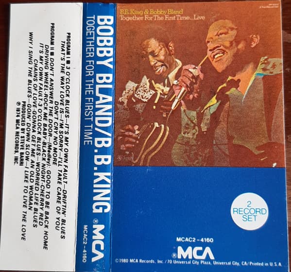 Bobby Bland B.B. King – Together For The First Time... Live vinyl cover art