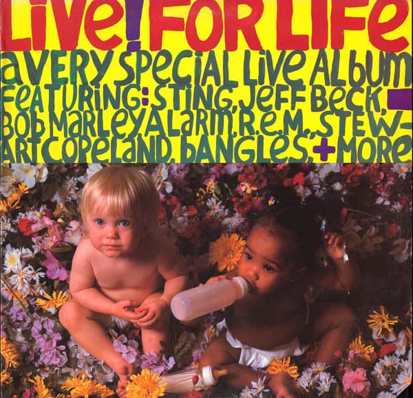 E. Live – Live! For Life vinyl cover art