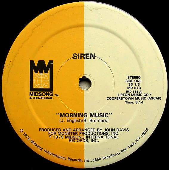 Siren (9) – Open Up For Love vinyl cover art