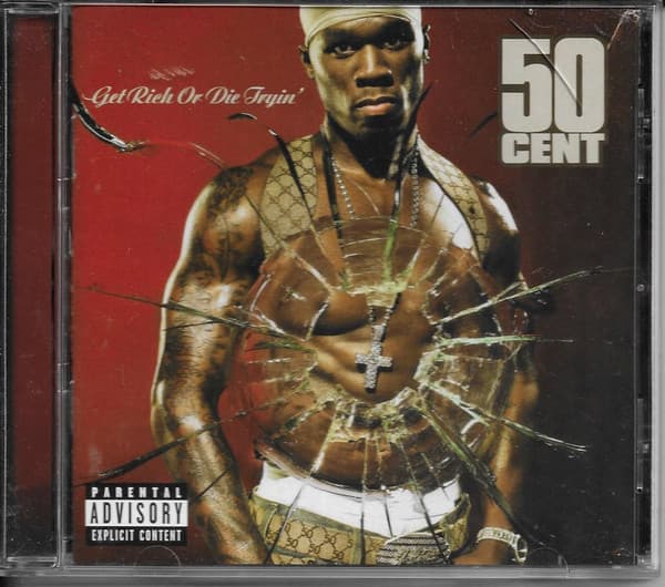 50 Cent – Get Rich Or Die Tryin' vinyl cover art