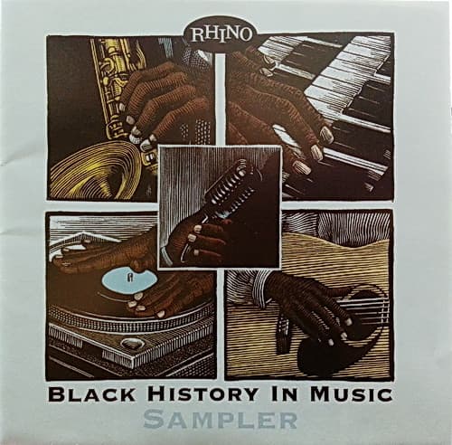 Various – Black History In Music Sampler vinyl cover art