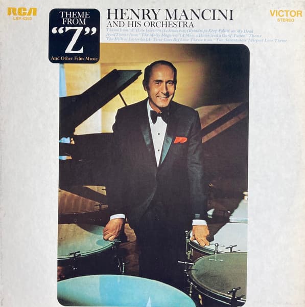Henry Mancini And His Orchestra – Theme From "Z" And Other Film Music vinyl cover art