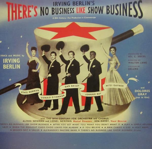 Twentieth Century-Fox Studio Chorus Twentieth Century-Fox Studio Orchestra – Irving Berlin'S There'S No Business Like Show Business vinyl cover art