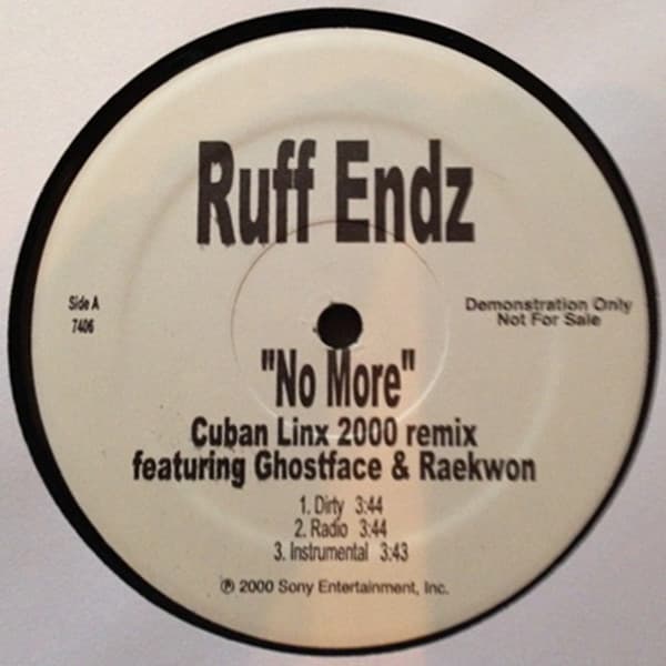 Ruff Endz – No More (Remixes) vinyl cover art