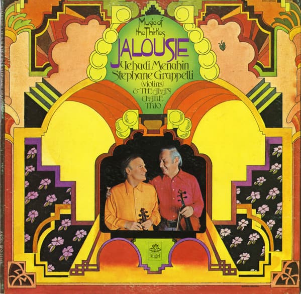 Yehudi Menuhin, StéPhane Grappelli, Alan Clare Trio – Jalousie vinyl cover art