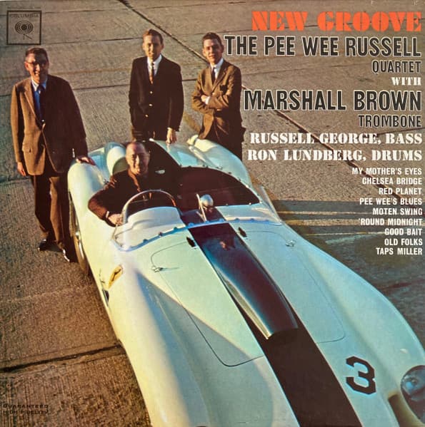 Marshall Brown Pee Wee Russell Quartet – New Groove vinyl cover art