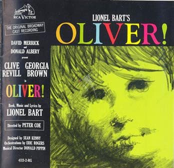 "Oliver!" Original Broadway Cast – Oliver! (The Original Broadway Cast Recording) vinyl cover art