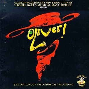 "Oliver!" 1994 London Palladium Cast Lionel Bart – Oliver! (The 1994 London Palladium Cast Recording) vinyl cover art