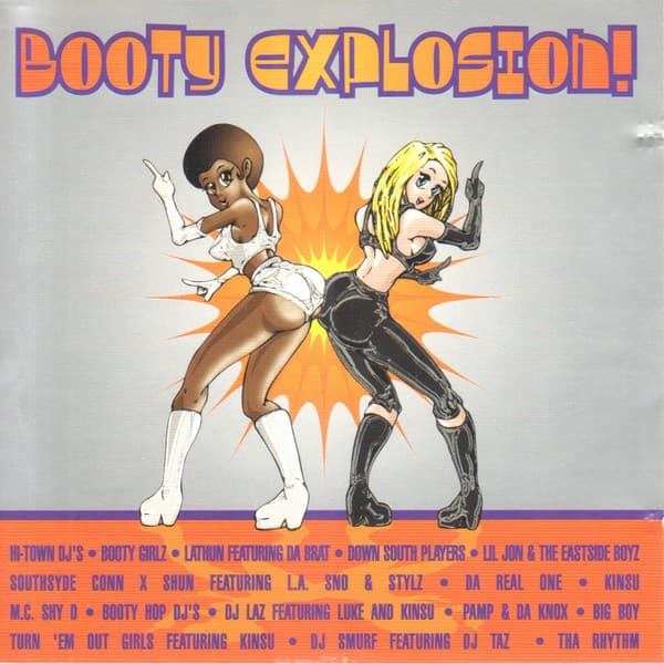 Various Artists – Booty Explosion! 16 Bass Bombs! vinyl cover art