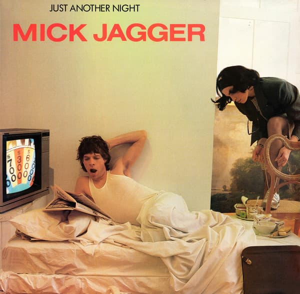 Mick Jagger – Synth-Pop - Just Another Night vinyl cover art