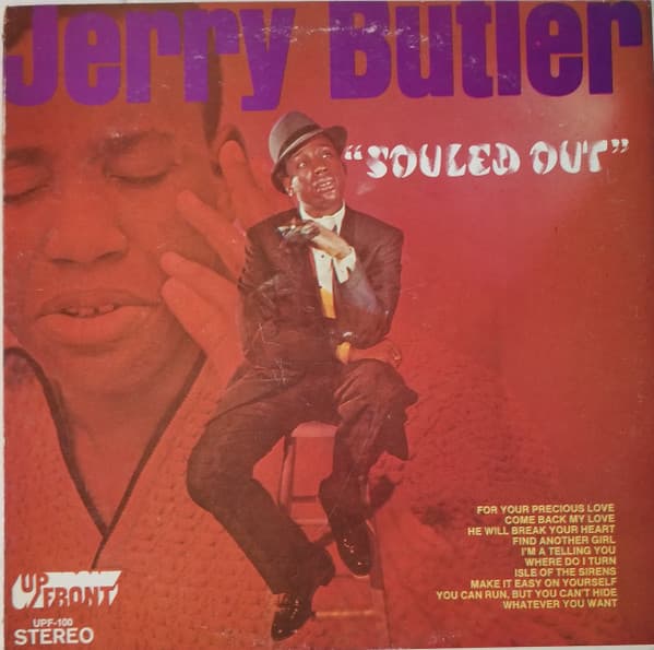 Jerry Butler – Souled Out vinyl cover art