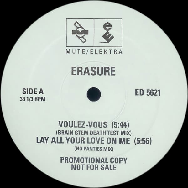 Erasure – Trance - Abba-Esque (The Remixes) vinyl cover art