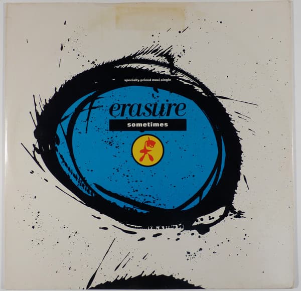 Erasure – Synth-Pop - Sometimes vinyl cover art