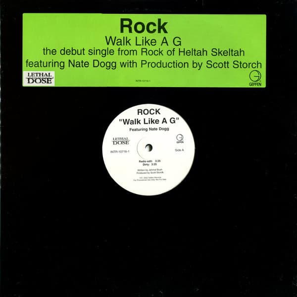 Nate Dogg Rock (3) – Walk Like A G vinyl cover art