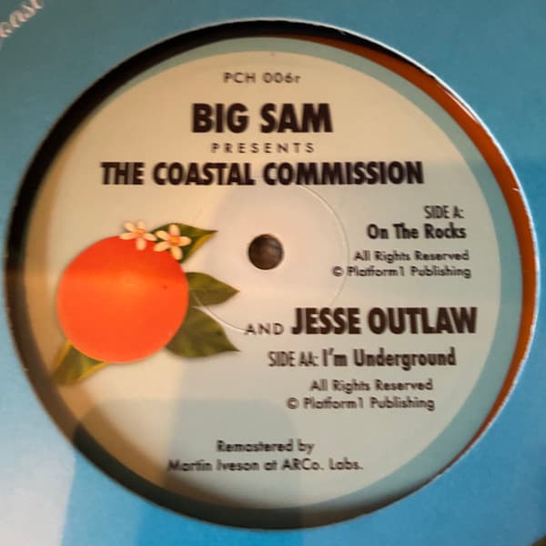 Jesse Outlaw The Coastal Commission – I’M Underground vinyl cover art