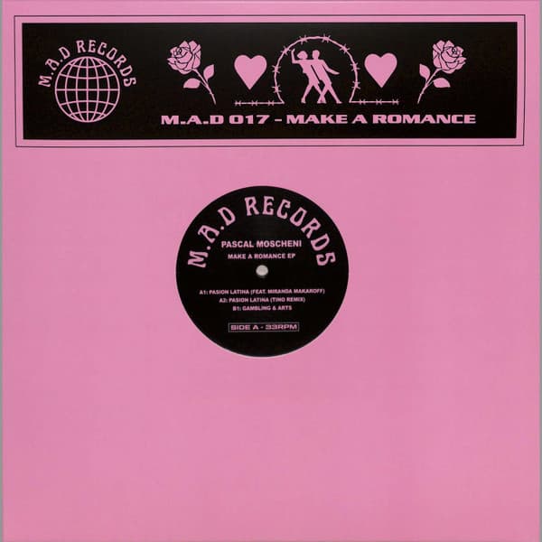 Pascal Moscheni – Deep House - Make A Romance Ep vinyl cover art