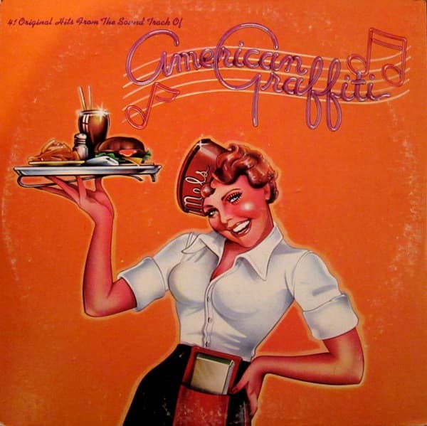 Various – 41 Original Hits From The Sound Track Of American Graffiti vinyl cover art