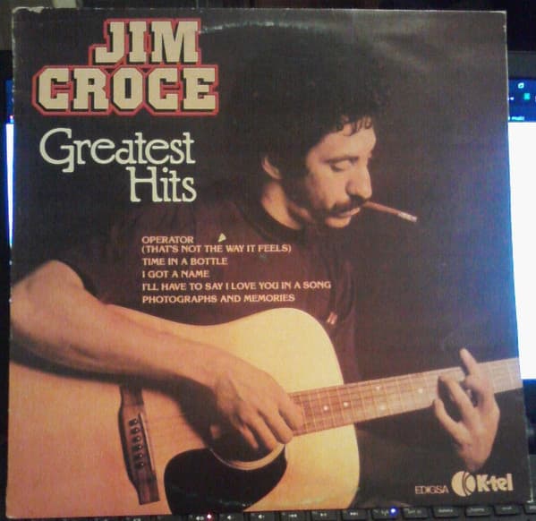 Jim Croce – Greatest Hits vinyl cover art