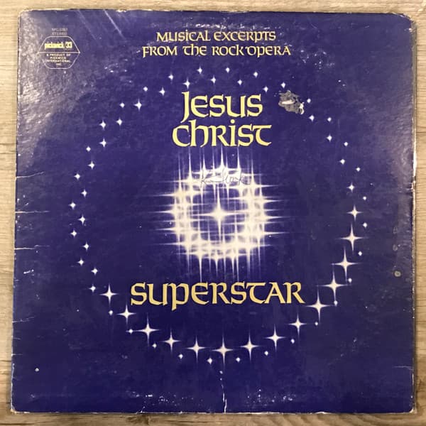 Various – Musical Excerpts From The Rock Opera Jesus Christ Superstar vinyl cover art