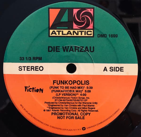 Die Warzau – Ebm - Funkopolis vinyl cover art
