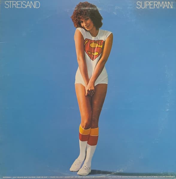 Barbra Streisand – Streisand Superman vinyl cover art