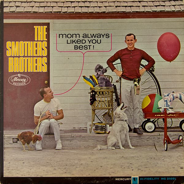 Smothers Brothers – Mom Always Liked You Best! vinyl cover art