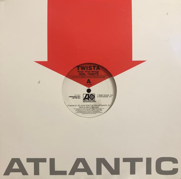 Trey Songz Twista – Girl Tonite vinyl cover art