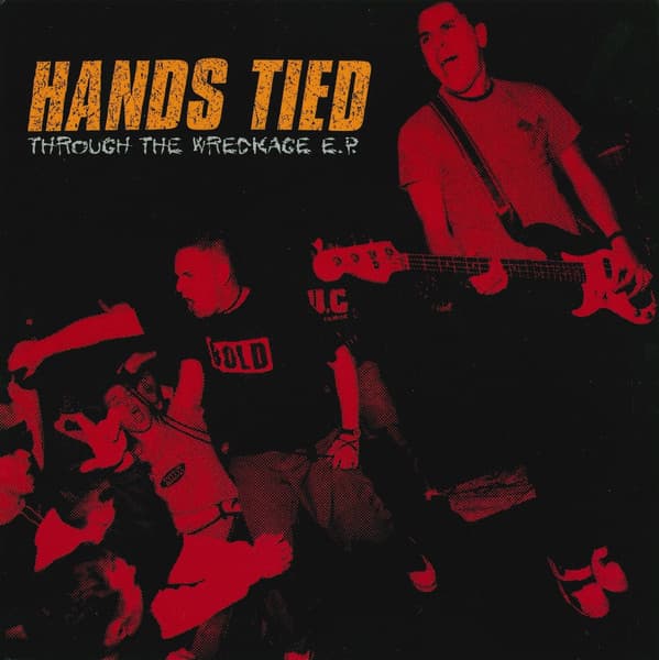 Hands Tied – Through The Wreckage E.P. vinyl cover art
