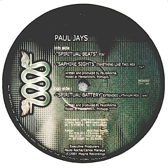 Paul Jays – Tribal House - Spiritual Battery vinyl cover art