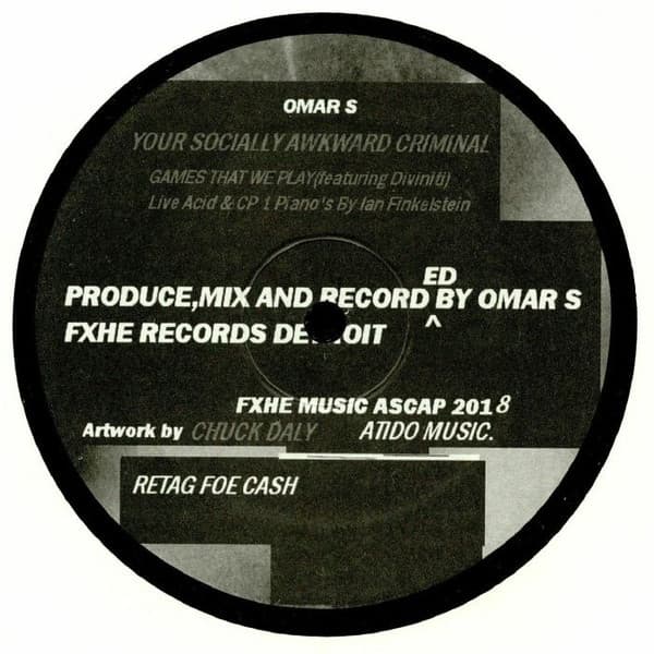 Omar-S – House - Your Socially Awkward Criminal vinyl cover art