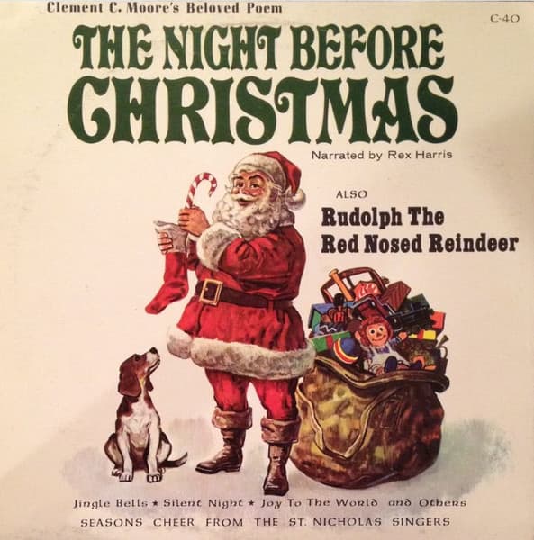 Saint Nicholas Singers – The Night Before Christmas vinyl cover art