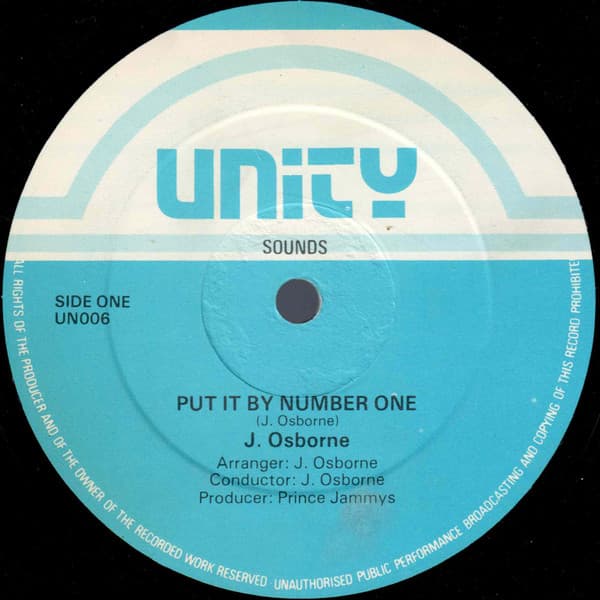 General Trees Johnny Osbourne – You To Good vinyl cover art