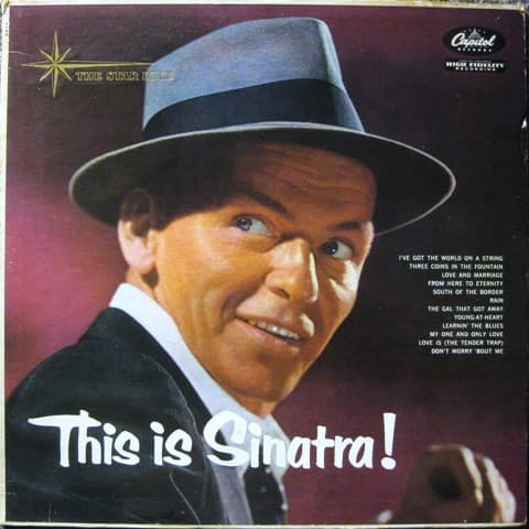 Frank Sinatra – This Is Sinatra! vinyl cover art