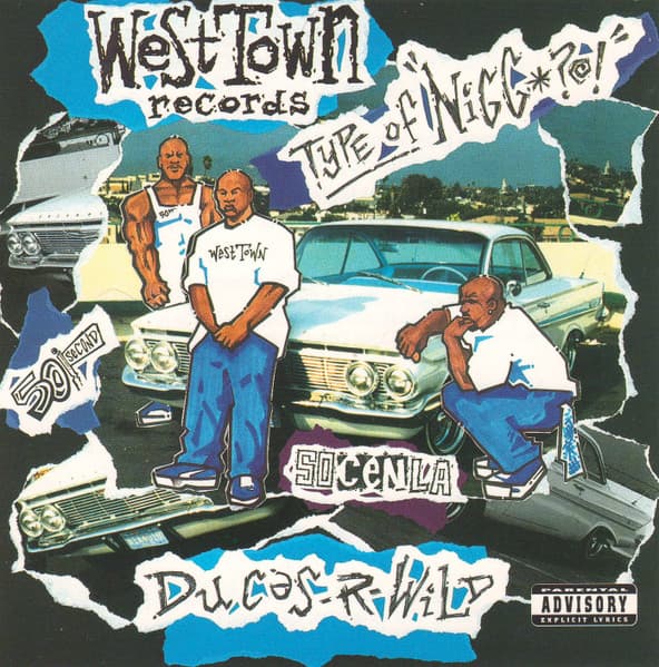 Duces-R-Wild, 50 Second, Socenla – West Town vinyl cover art