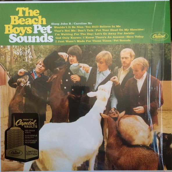 The Beach Boys – Pet Sounds vinyl cover art