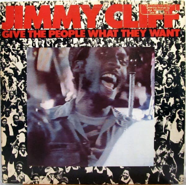 Jimmy Cliff – Give The People What They Want vinyl cover art
